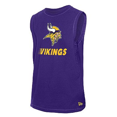 Men's New Era Purple Minnesota Vikings Leisure Collection Tank Top