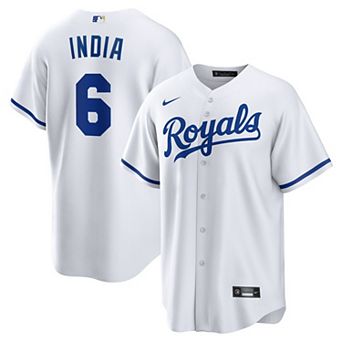 Men's Nike Jonathan India White Kansas City Royals Home Replica Player Jersey