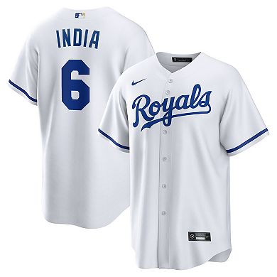 Men's Nike Jonathan India White Kansas City Royals Home Replica Player Jersey