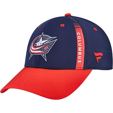 Men's Fanatics Navy Columbus Blue Jackets Authentic Pro Fitted Hat