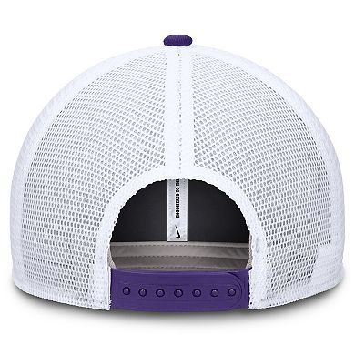 Men's Nike Purple LSU Tigers Rise Performance Adjustable Trucker Hat