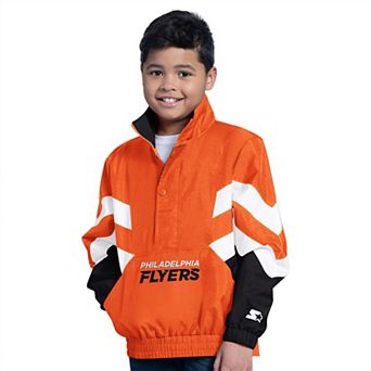 Youth��Starter Orange Philadelphia Flyers Prospect Half-Zip Pullover Top