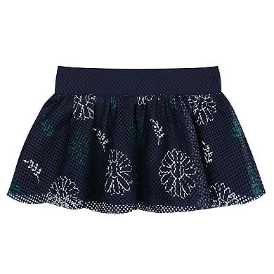 "Newborn White/Navy Seattle Mariners Sweet Catcher 3-Piece Bodysuit, Headband and Skirt Set"