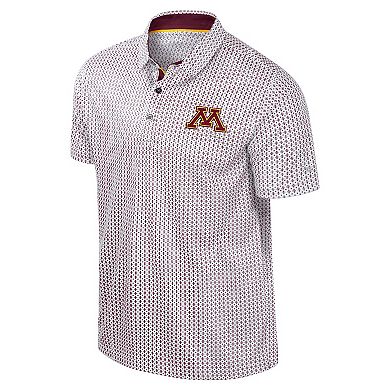 Men's Colosseum Maroon Minnesota Golden Gophers Big & Tall Marty Rival Polo