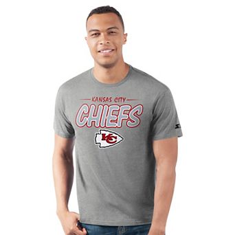 Men's Starter Heather Gray Kansas City Chiefs Prime Time T-Shirt