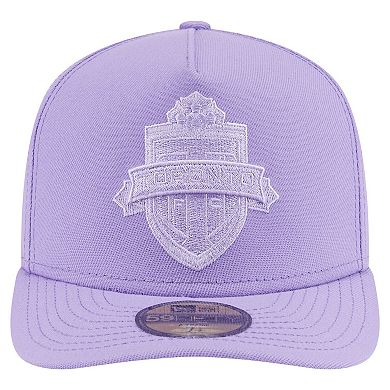 Men's New Era Purple Toronto FC Color Pack A-Frame 59FIFTY Fitted Hat
