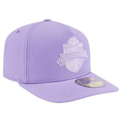 Men's New Era Purple Toronto FC Color Pack A-Frame 59FIFTY Fitted Hat