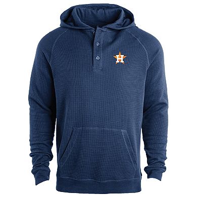 Men's�Dunbrooke Navy Houston Astros Montana Lightweight Raglan Pullover Hoodie