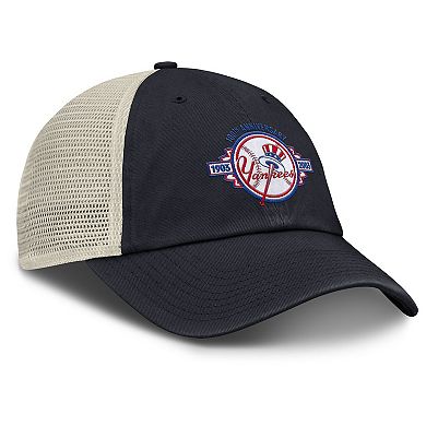 Men's Nike Navy/Natural New York Yankees Cooperstown Collection Club Trucker Adjustable Hat