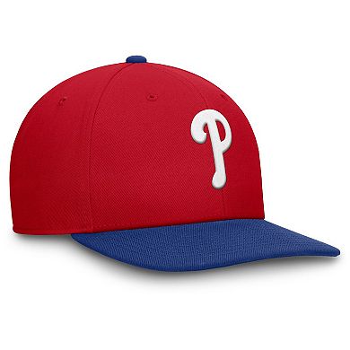 Men's Nike Red/Royal Philadelphia Phillies Pro Performance Snapback Hat