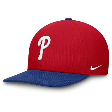 Men's Nike Red/Royal Philadelphia Phillies Pro Performance Snapback Hat