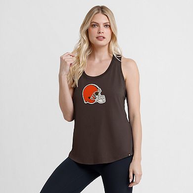 Women's Fanatics Brown Cleveland Browns Iron Fan Tank Top
