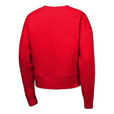 Girls Youth Nike Red Atlanta Braves Fleece Sweatshirt