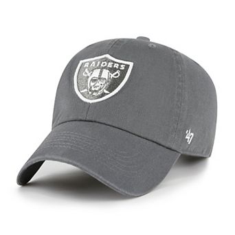 Women's '47 Gray Las Vegas Raiders Bright Side Clean Up Adjustable Hat