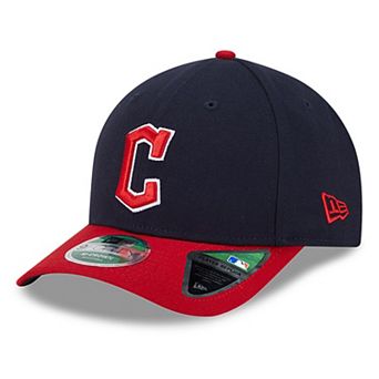 Men's New Era Navy Cleveland Guardians Player Replica 9FORTY Adjustable Hat