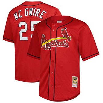 Men's Profile Mark McGwire Red St. Louis Cardinals Big & Tall Cooperstown Collection Baseball Jersey