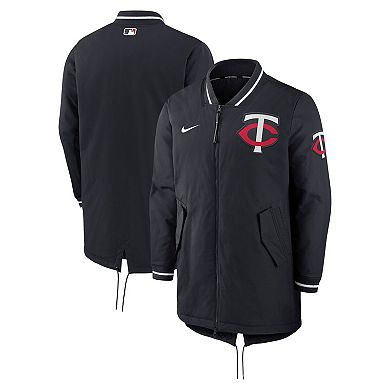 Men's Nike Navy Minnesota Twins Dugout Performance Full-Zip Jacket