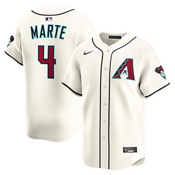 Men's Nike Ketel Marte Cream Arizona Diamondbacks Alternate Limited Player Jersey