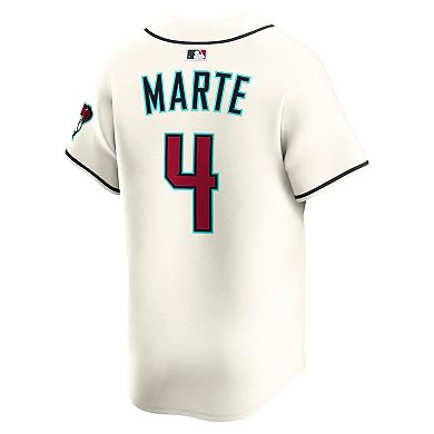 Men's Nike Ketel Marte Cream Arizona Diamondbacks Home Limited Player Jersey