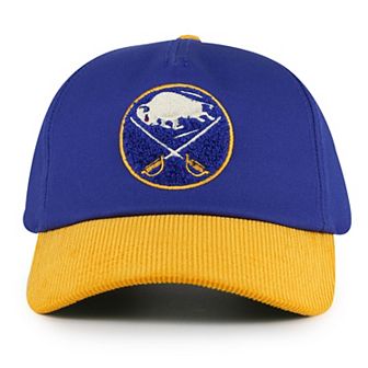 Men's American Needle Royal/Gold Buffalo Sabres Burnett Adjustable Hat