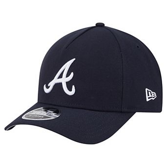 Men's New Era Navy Atlanta Braves 9FORTY M-Crown Adjustable Hat