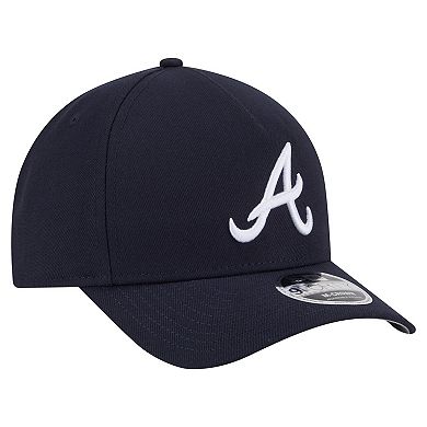 Men's New Era Navy Atlanta Braves 9FORTY M-Crown Adjustable Hat