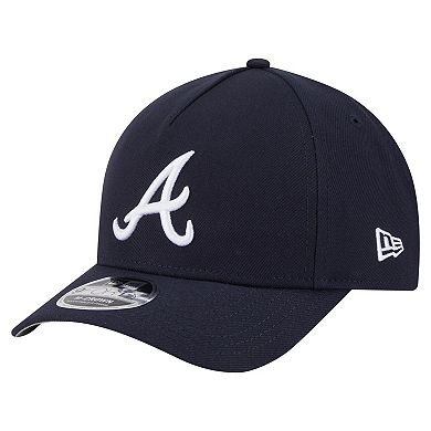 Men's New Era Navy Atlanta Braves 9FORTY M-Crown Adjustable Hat