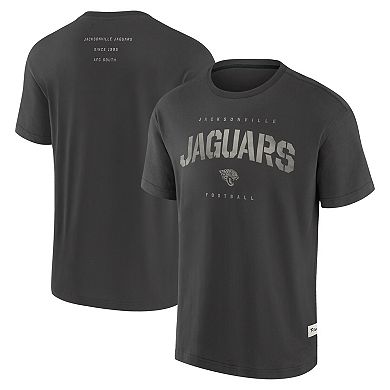 Men's Fanatics Charcoal Jacksonville Jaguars Elements Weathered Tonal Future Ground T-Shirt