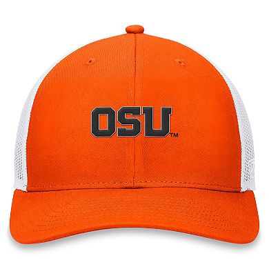 Men's Top of the World Orange Oregon State Beavers Trucker Adjustable Hat