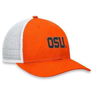 Men's Top of the World Orange Oregon State Beavers Trucker Adjustable Hat