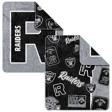 Las Vegas Raiders 50 ۝ x 60 ۝ Dream Weave Throw Blanket