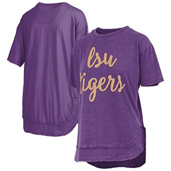 Women's��Pressbox Purple LSU Tigers Poncho T-Shirt