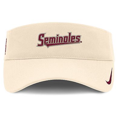 Men's Nike Natural Florida State Seminoles Primetime Ace Adjustable Visor