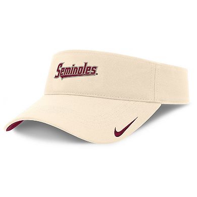 Men's Nike Natural Florida State Seminoles Primetime Ace Adjustable Visor
