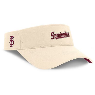 Men's Nike Natural Florida State Seminoles Primetime Ace Adjustable Visor