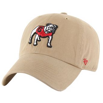 Men's '47 Khaki Georgia Bulldogs Clean Up Adjustable Hat