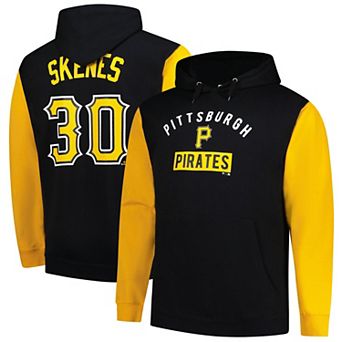 Men's Profile Paul Skenes Black Pittsburgh Pirates Big & Tall Fleece Pullover Hoodie