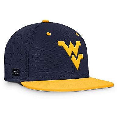 Men's Nike Navy West Virginia Mountaineers Dugout True Dri-FIT Fitted Hat