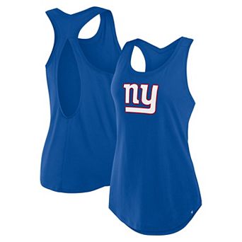 Women's Fanatics Royal New York Giants Iron Fan Tank Top
