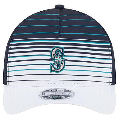 Men's New Era Navy Seattle Mariners Gradient 9FORTY M-Crown Adjustable Hat