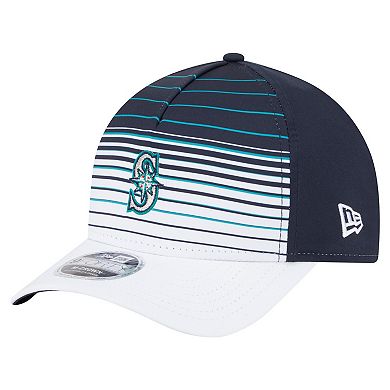 Men's New Era Navy Seattle Mariners Gradient 9FORTY M-Crown Adjustable Hat