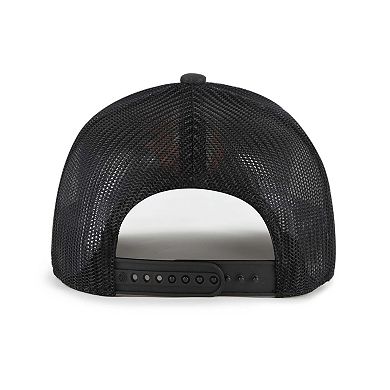 Men's '47 Black Miami Marlins Fiji Trucker Adjustable Hat