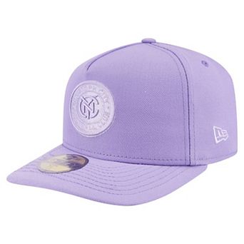 Men's New Era Purple New York City FC Color Pack A-Frame 59FIFTY Fitted Hat