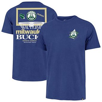 Men's '47 Royal Milwaukee Bucks City Edition Backboard T-Shirt