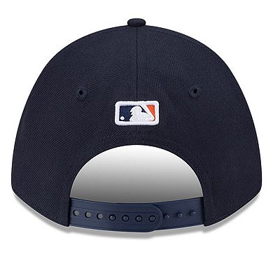 Men's New Era Navy Houston Astros Player Replica 9FORTY Adjustable Hat