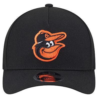 Men's New Era Black Baltimore Orioles 9FORTY M-Crown Adjustable Hat