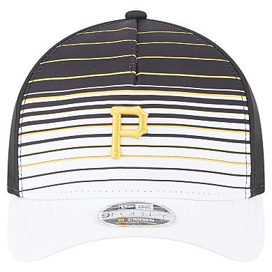 Men's New Era Black Pittsburgh Pirates Gradient 9FORTY M-Crown Adjustable Hat