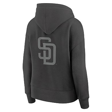 Women's Fanatics Charcoal San Diego Padres Elements Future Ground Subtle Tonal Pullover Hoodie