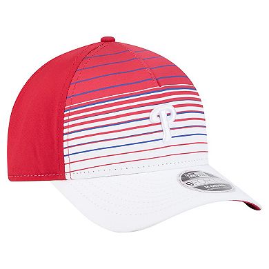 Men's New Era Red Philadelphia Phillies Gradient 9FORTY M-Crown Adjustable Hat