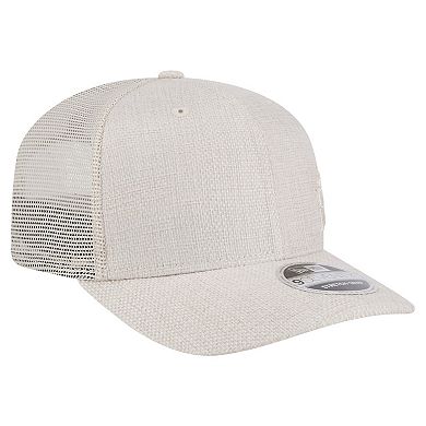 Men's New Era Light Beige Miami Marlins Flawless 9SEVENTY Stretch-Snap Hat
